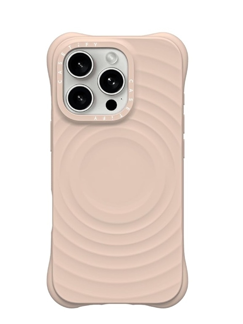 Casetify Beige Ripple Protective iPhone Case 16Pro
